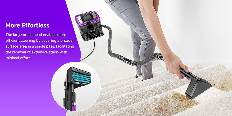Thumbnail: Honki 530W Carpet Cleaner Machine 20KPa Strong Suction Handheld Multifunctional 