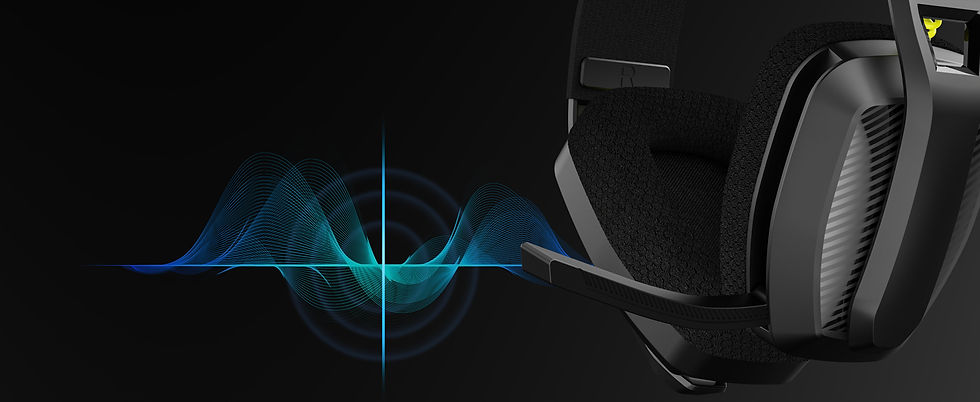 Thumbnail: BINNUNE 2.4GHz Wireless Gaming Headset with Mic for PS5 PS4 PC Mac Playstation B