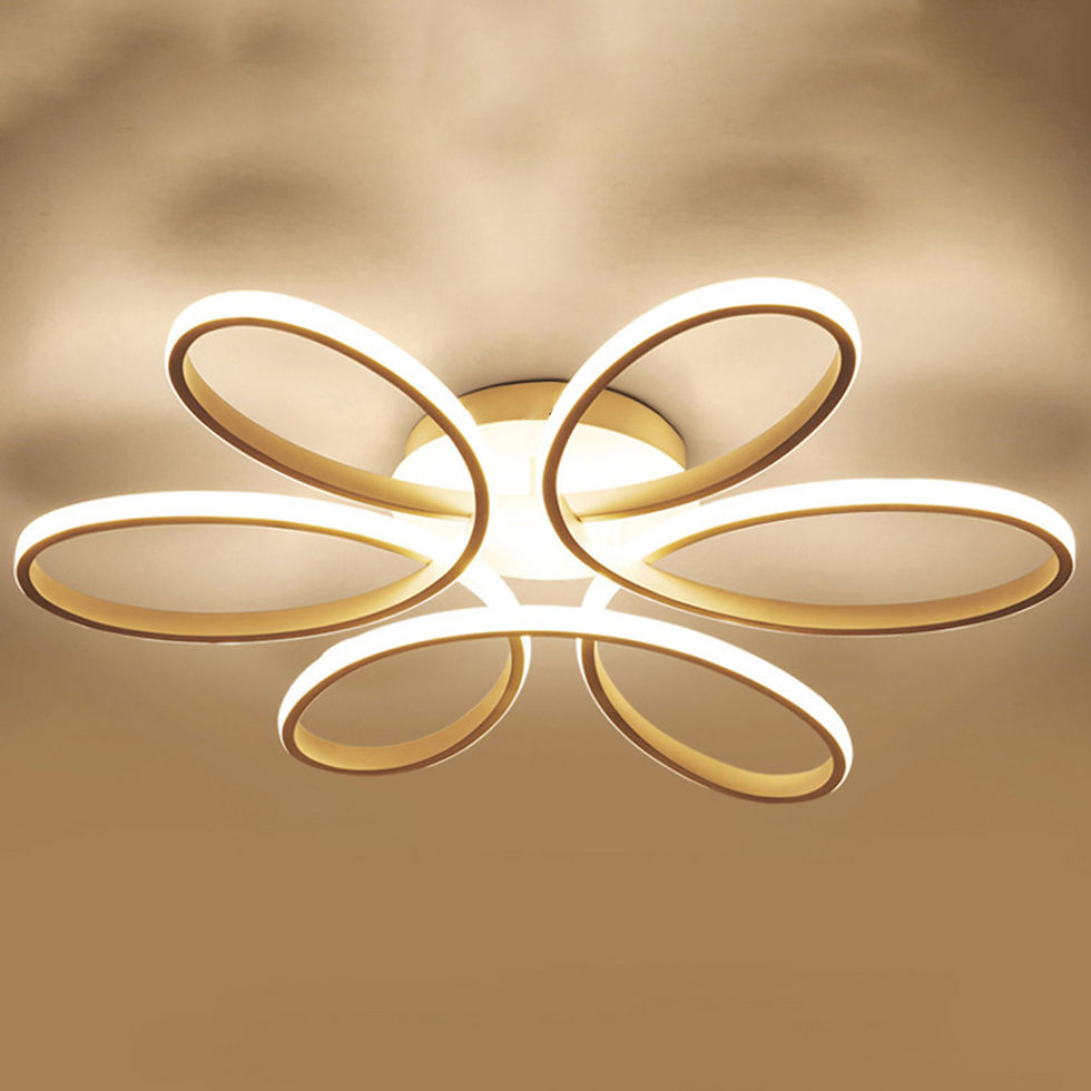 Thumbnail: LED Ceiling Lamp Three Colors Flush Mount Lamp Modern Style Hallway Balcony Bedr