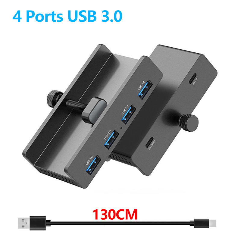 Thumbnail: 10Gbps HUB USB3.2/3.0/2.0 Splitter Adapter Universal External Multi Clip Dock Fo