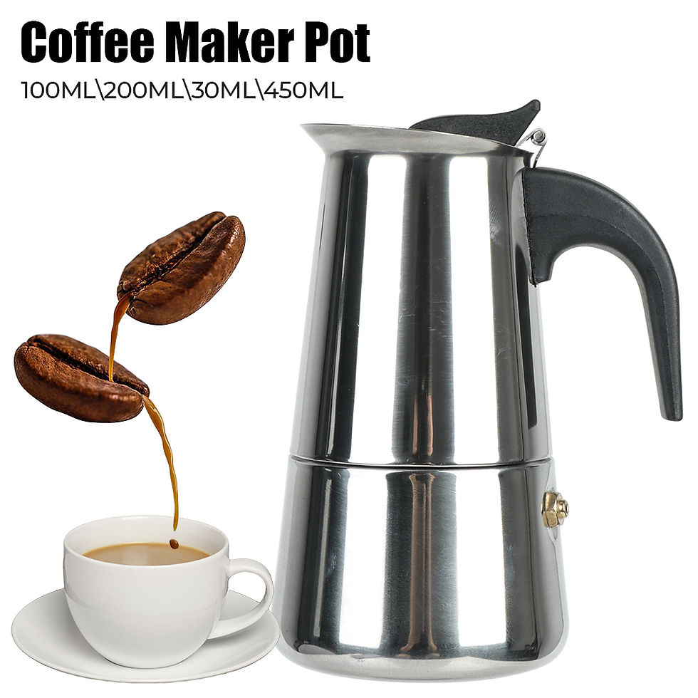Thumbnail: Stainless Steel Moka Coffee Maker Coffee Maker Pot Coffee Pot for Kitchen Mocha 