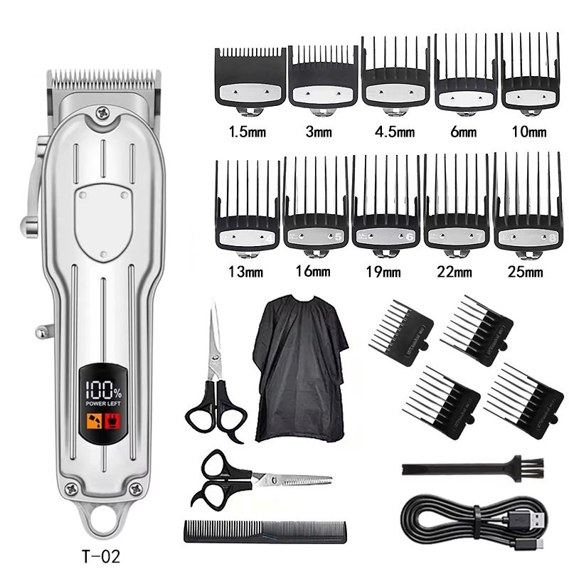 Thumbnail: Electric Hair Clippers Powerful Hair Trimmer Professional Hair Clipper Set Cordl