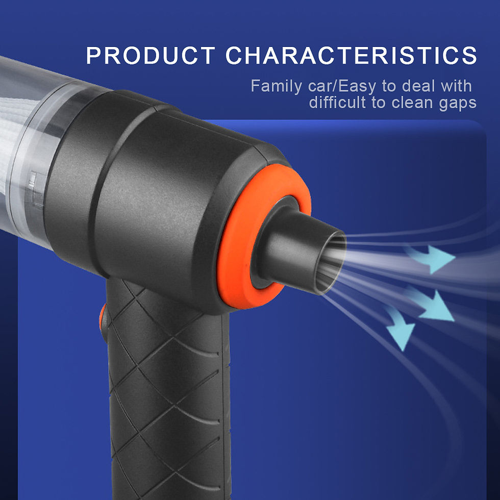 Thumbnail: Wireless Car Vacuum Cleaner 120W Cordless Dust Handheld Auto Portabale Vacuum Hi