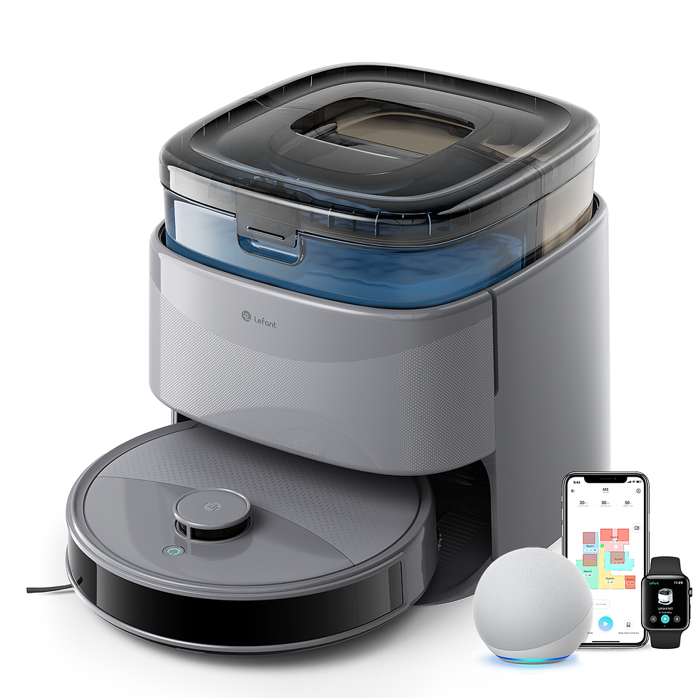 Thumbnail: Lefant M3 Max Robot Vacuum, Robot Vacuum and Mop, 20000Pa Suction, Anti-Tangle B