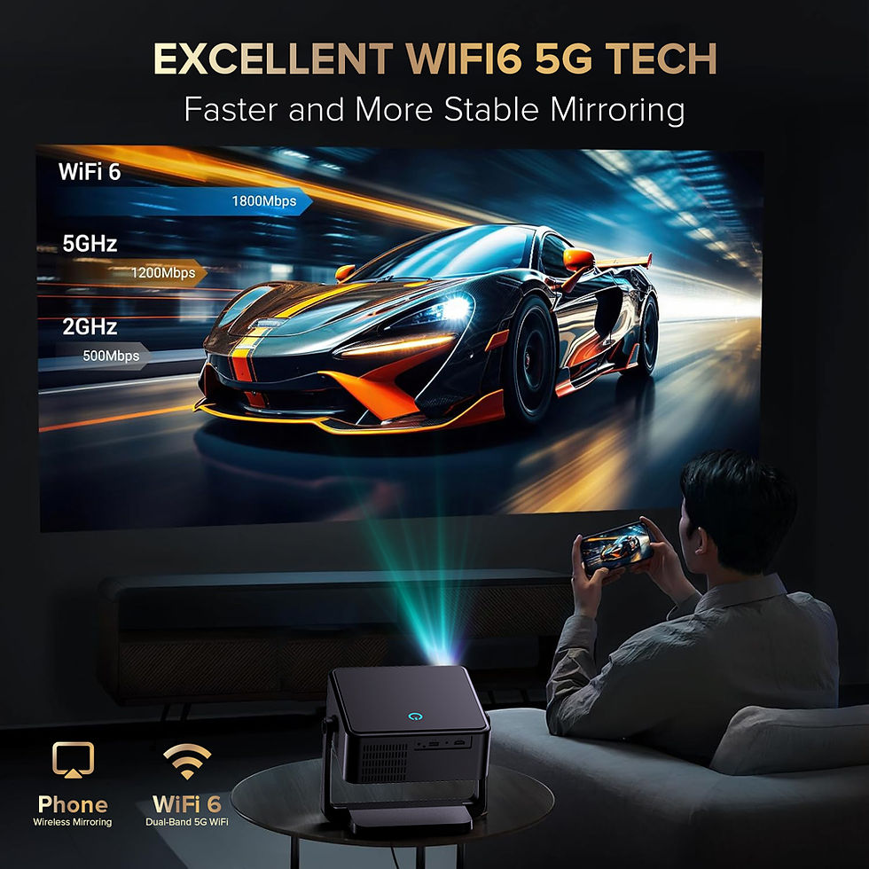 Thumbnail: Fintex C6 Ultra Projector 4K FullHD 18000Lumen 1080P HDR10 Proyector 800 ANSI An