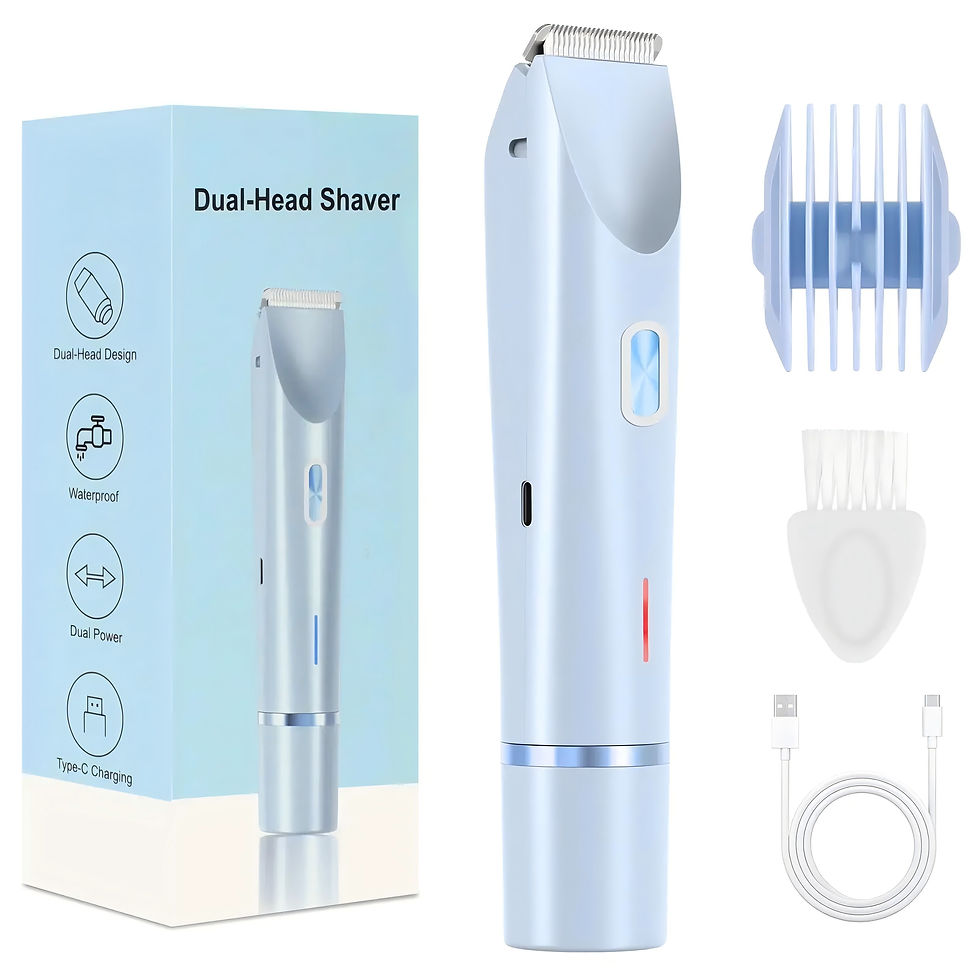 Thumbnail: IPX7 Waterproof Rechargeable Electric Shaver Mini Women Bikini Trimmer Body Hair