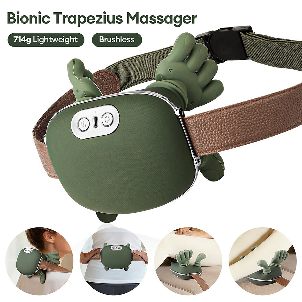Thumbnail: 4D Bionic Finger Neck Shoulder Massager Wireless Neck Cervical Trapezius Kneadin
