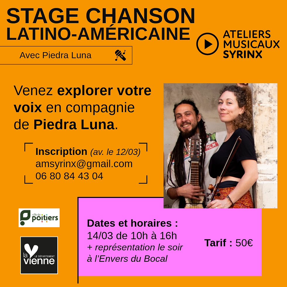 STAGE - Chanson Latino-Américaine