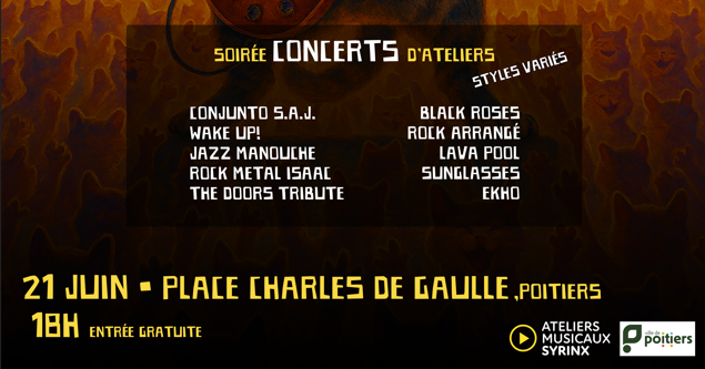 *CONCERT* Fête de la Musique : Concerts d'ateliers