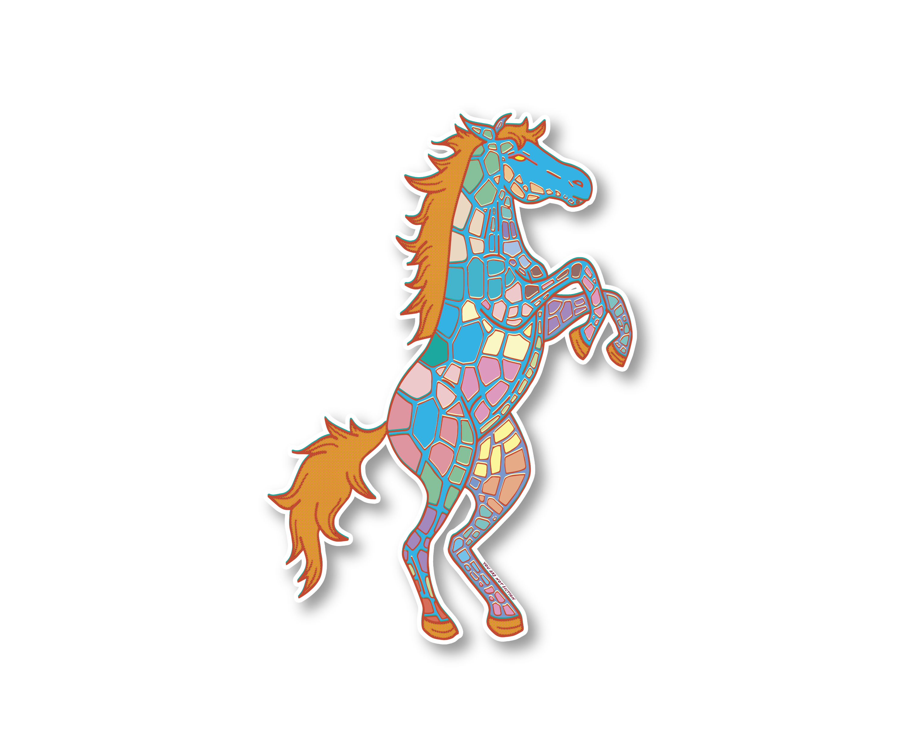 Horse Giddy Up Sticker