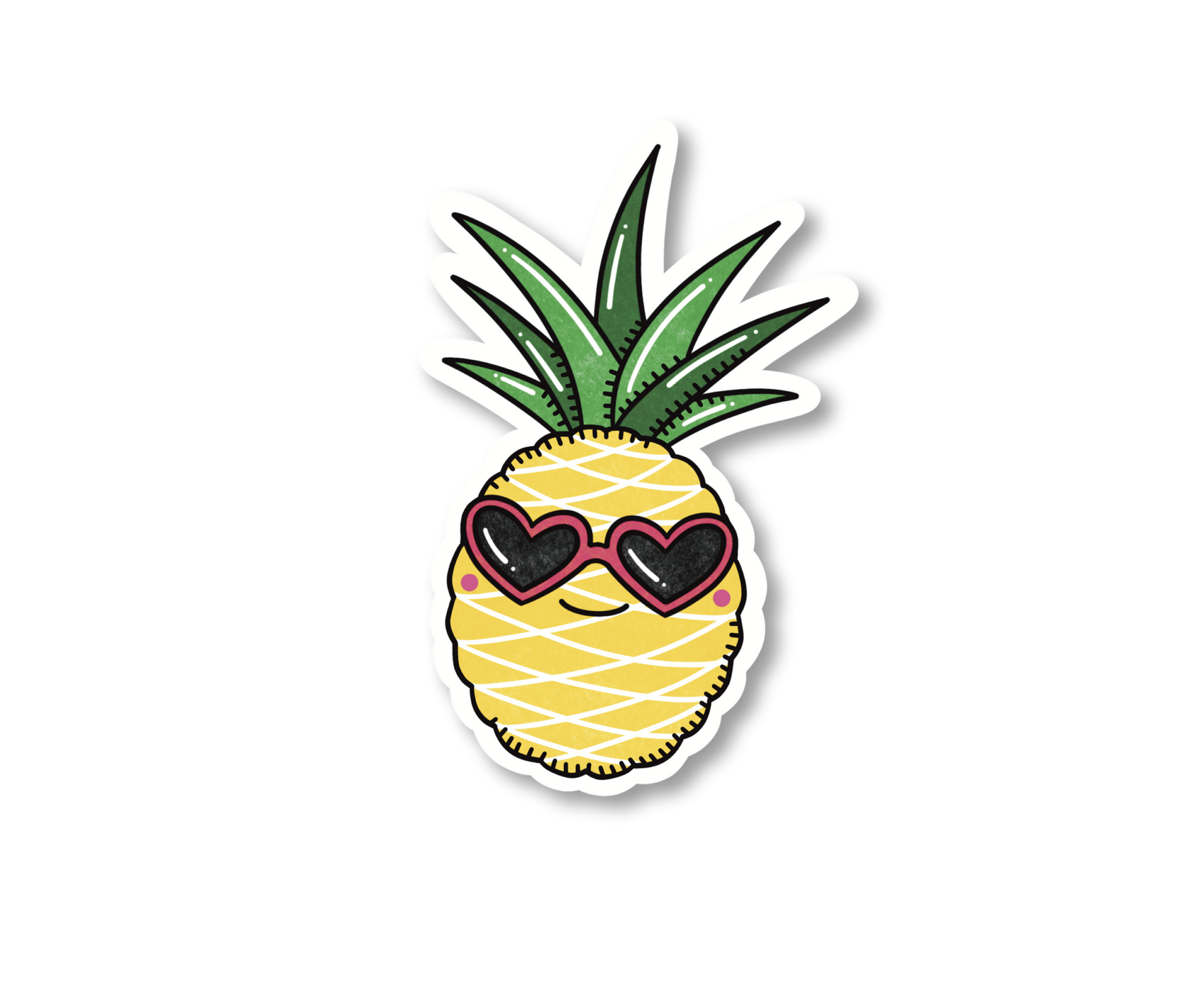 Mrs Fine Pineapple Sticker