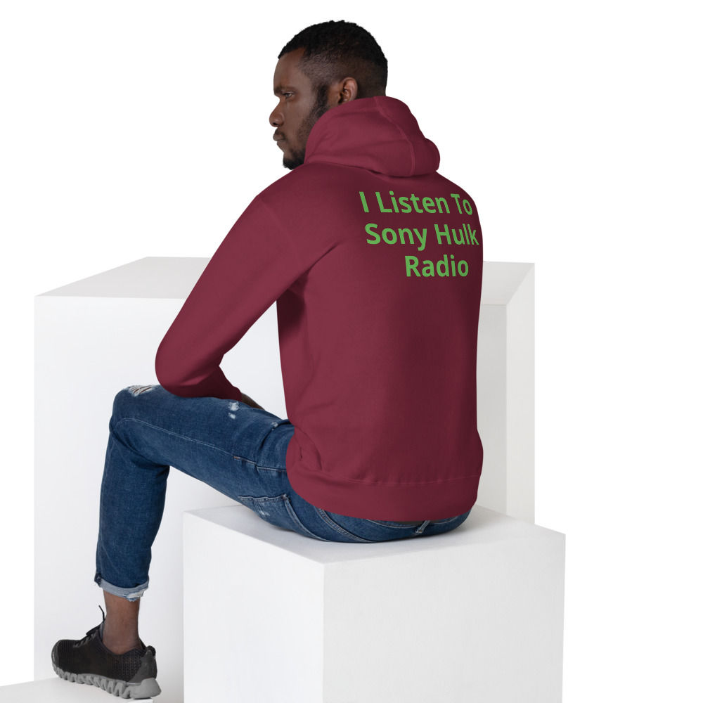 Sony Hulk Radio Unisex Hoodie (Front & Back)