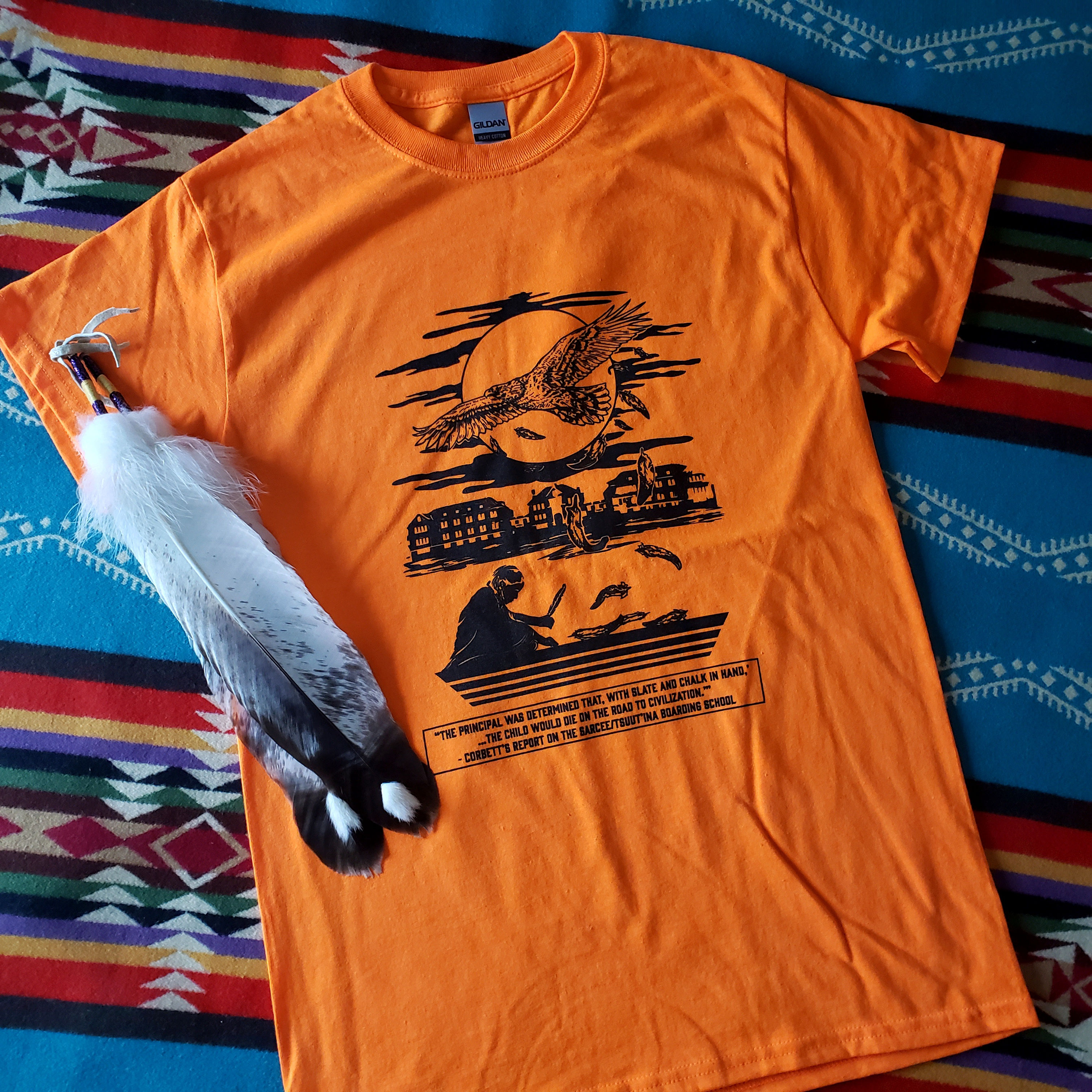 Unisex Adult Orange Shirt