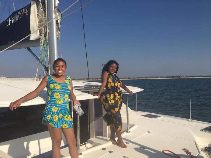 44ft charter catamaran yacht, Nosy Be, Madagascar