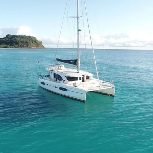 44ft charter catamaran yacht, Nosy Be, Madagascar
