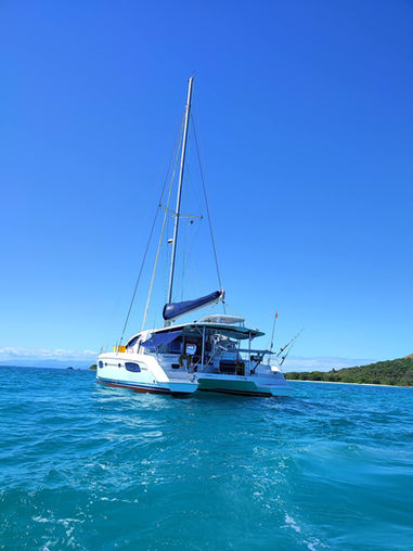 44ft charter catamaran yacht, Nosy Be, Madagascar