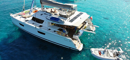 SeychellesYacht Charters | 50ft Charter Catamaran | Fountain Pajot Saba 50