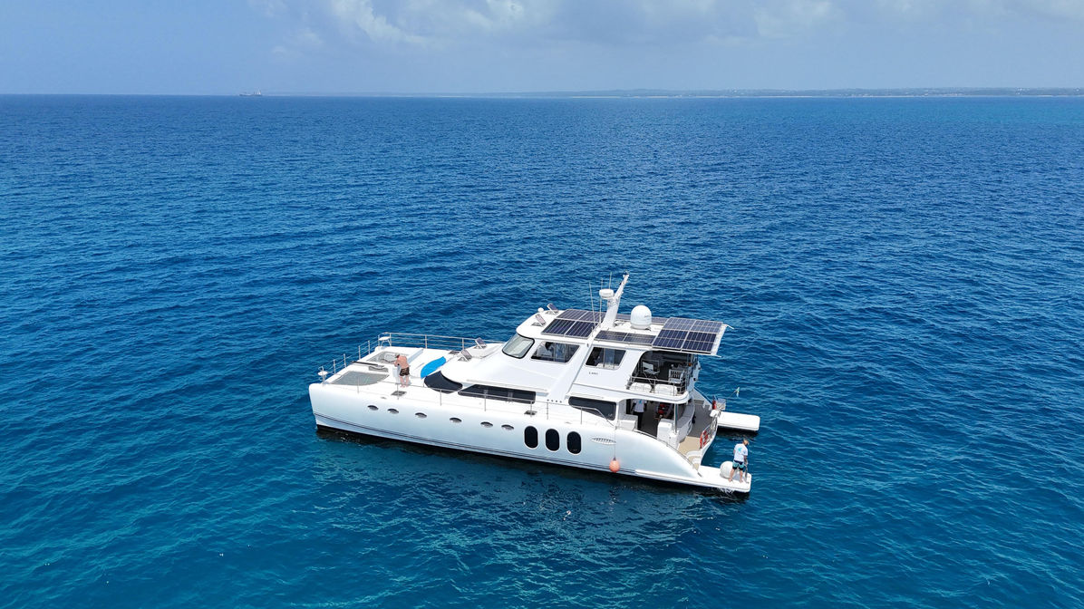zanzibar yacht charter power catamaran