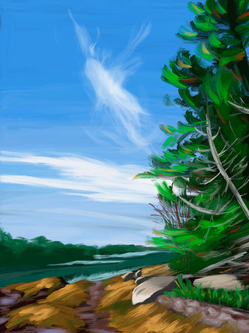 Views from Devil's Back art