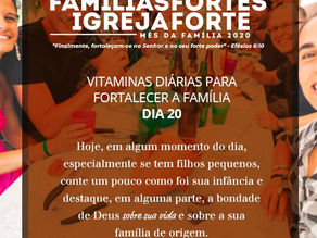 Devocional 20 - Mês Da Família