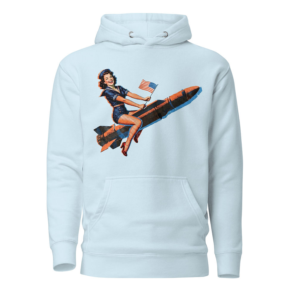 Thumbnail: - Designed to Last - Pin Up Riding a Missile