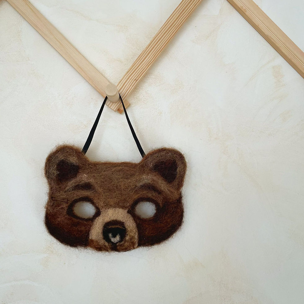 Wolvilten maskers beer