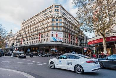 Paris Galeries Lafayette: a new testing ground for Israeli robotaxis