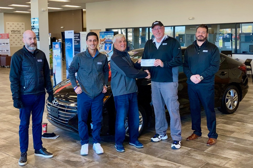wasps-thank-vision-auto-group-for-new-vehicle