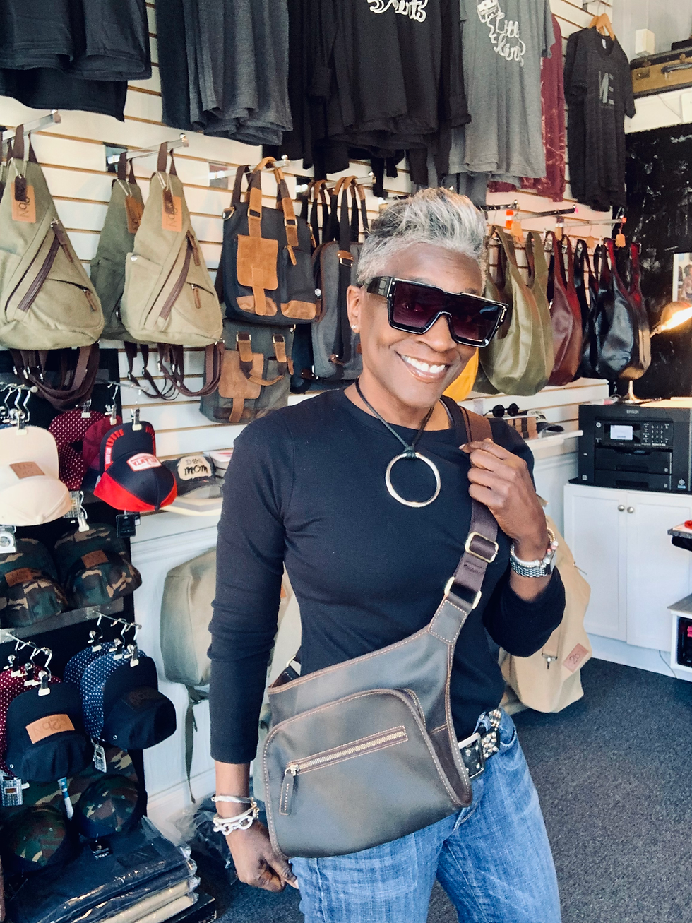 Thumbnail: Small - Body/Chest Bag | Crazy Horse Leather 