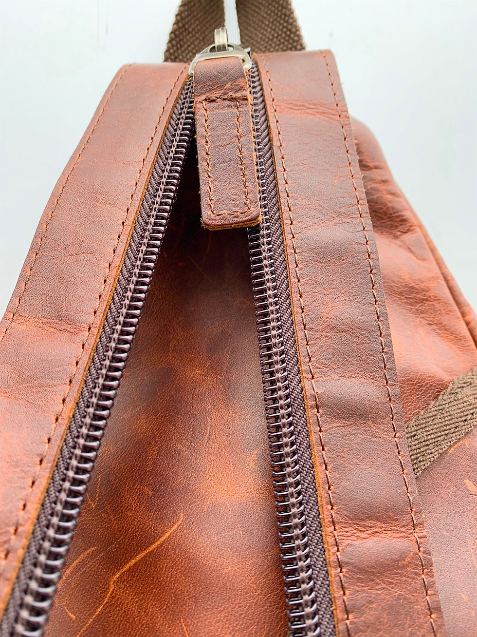 Thumbnail: Created To Be Noticed (Brown Leather) C2BN Bags