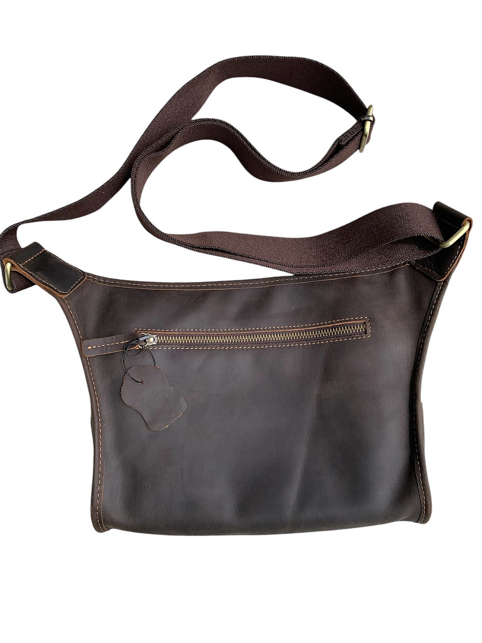 Thumbnail: Small - Body/Chest Bag | Crazy Horse Leather 