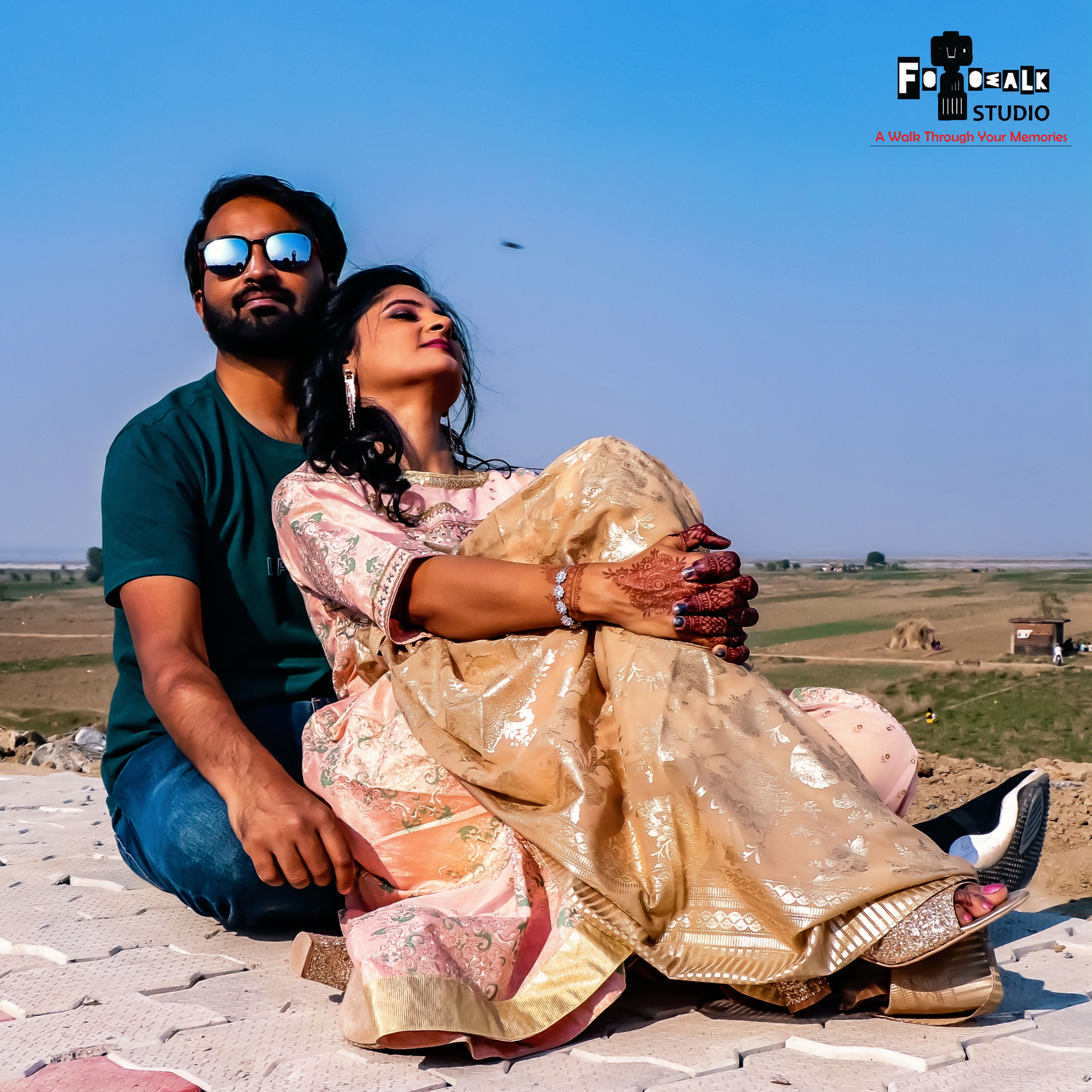 Cinematic pre-wedding photography in Patna by FotowalkStudio