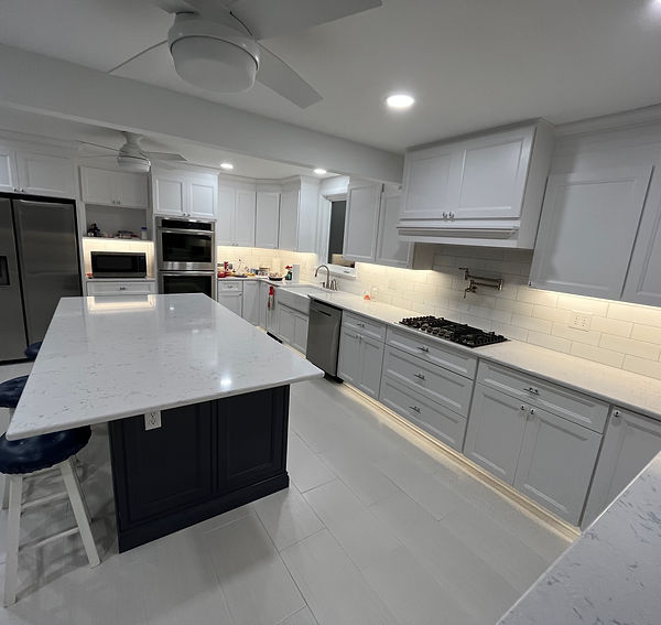From demo to completed kitchen for wonderful homeowners