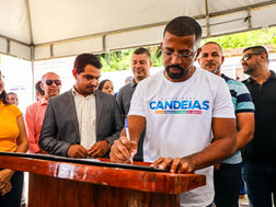 Começou! Prefeito Eriton Ramos assina Ordem de Serviço de PSF e abre licitação para finalização do píer de Caboto