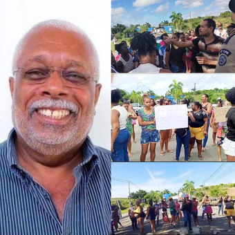 São Francisco do Conde: Revoltados com as demissões em massa, suspensão de benefícios e falta de pagamentos moradores realizam protesto contra a gestão de Calmon