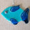 Thumbnail: 3" Fused Glass Fish
