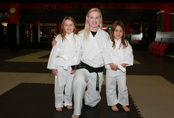 Sensei Sunshine with some students