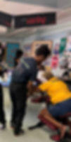 Licensed Massage Therapists providing corporate chair massages