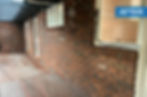 AFTER - Paint stripped off brick