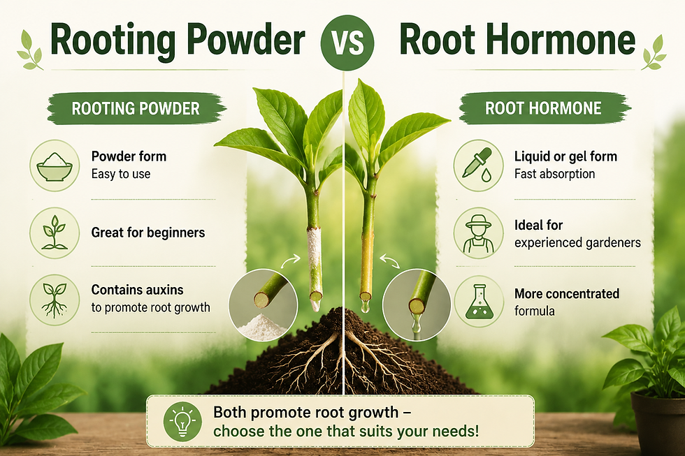 Rooting Powder vs Root Hormone