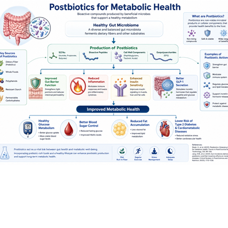Postbiotics for Metabolic Health: A Scientific Review