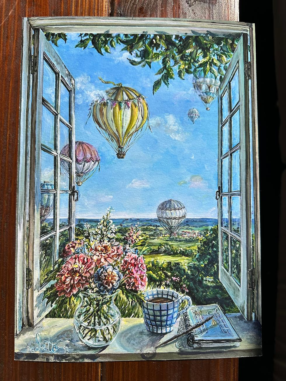 Miniature : ‘Drifting’ - Impression, (A5-A3)