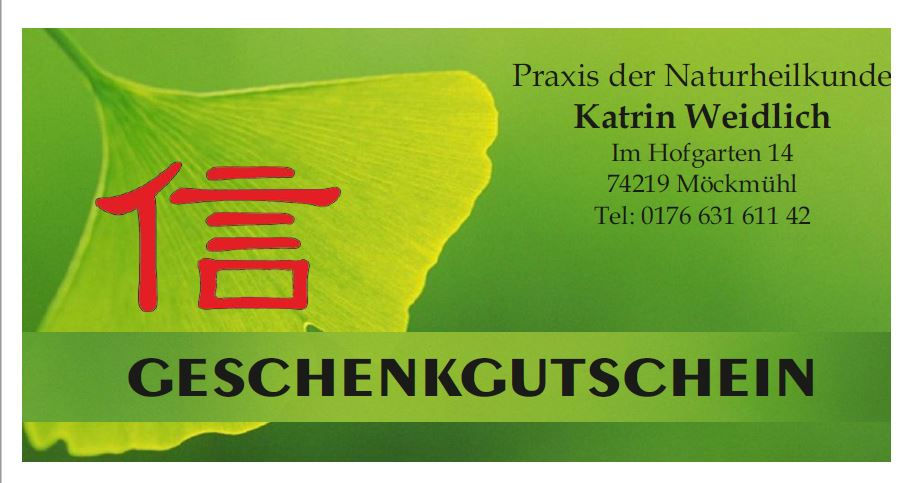 Gutschein vorne