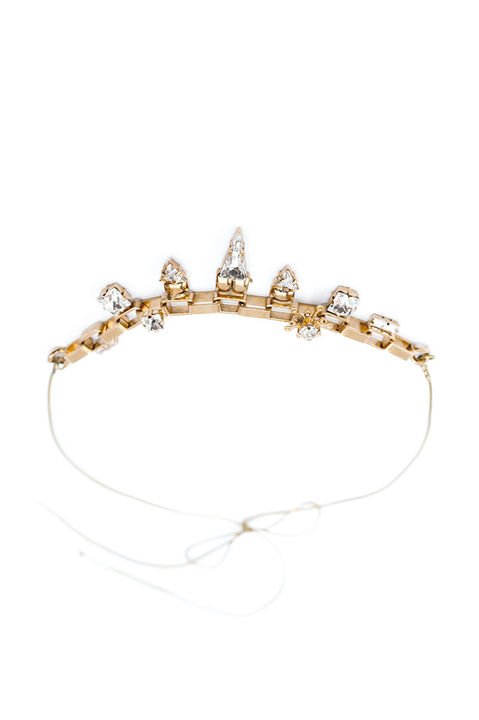 modern wedding headband