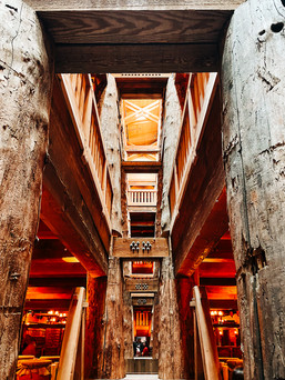 Wood timbers in the ark encounter