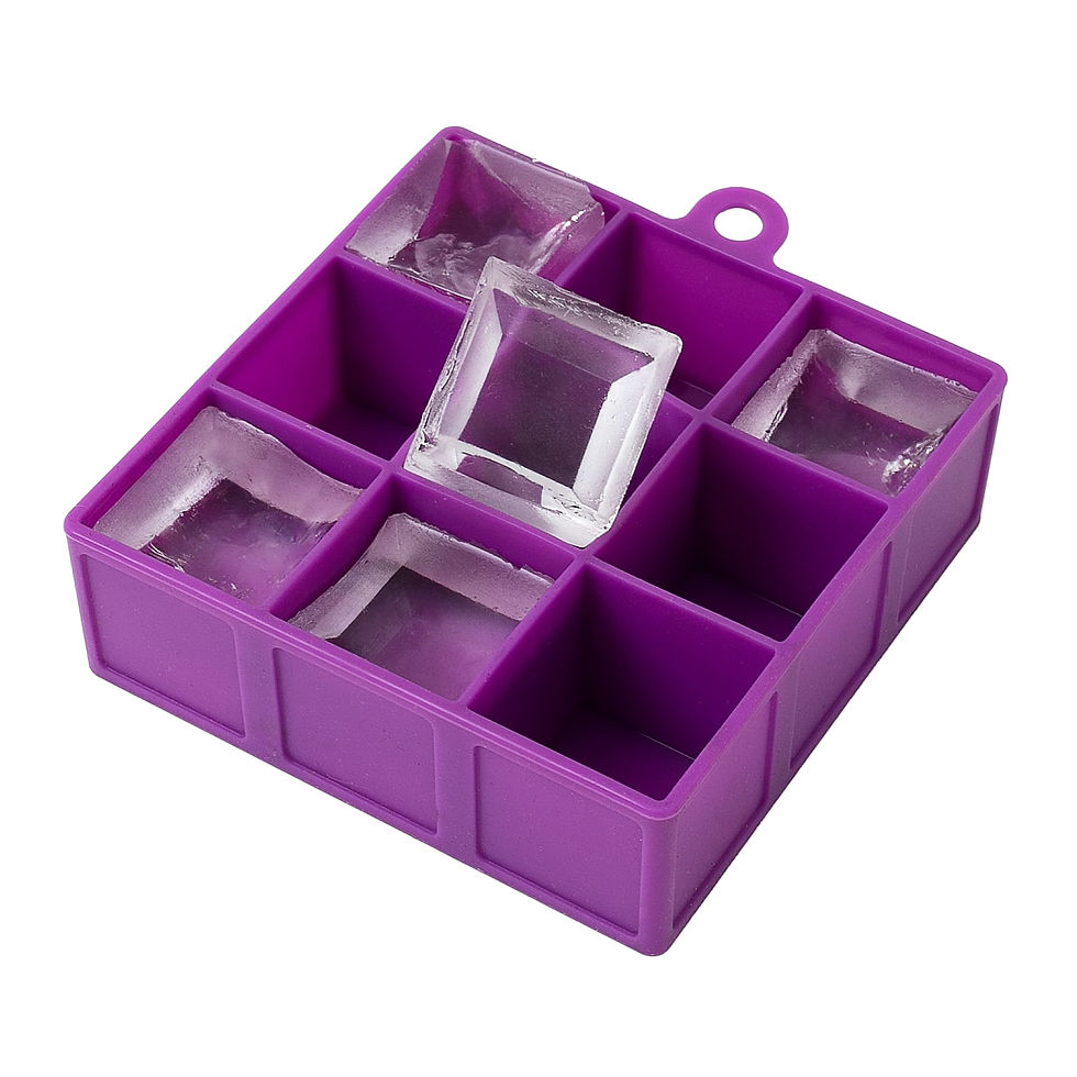 Thumbnail: KOLORAE Silicone Ice Tray 9 Cubes - Assorted