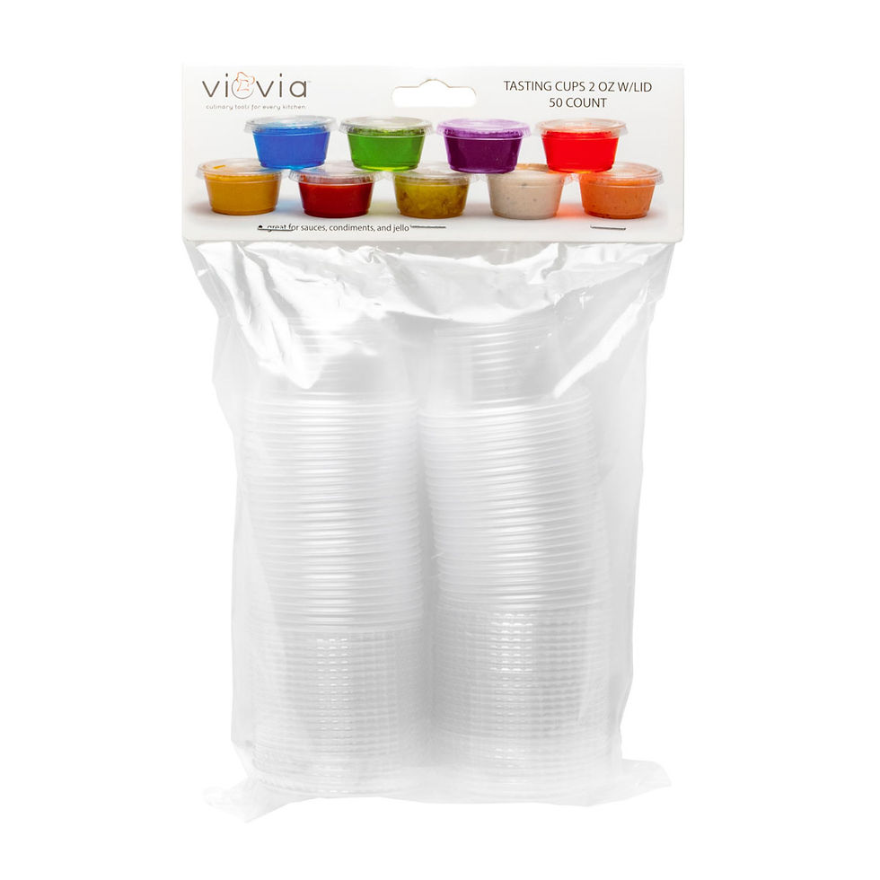 Thumbnail: viovia 2oz Tasting Cups with Lid - 50 Count