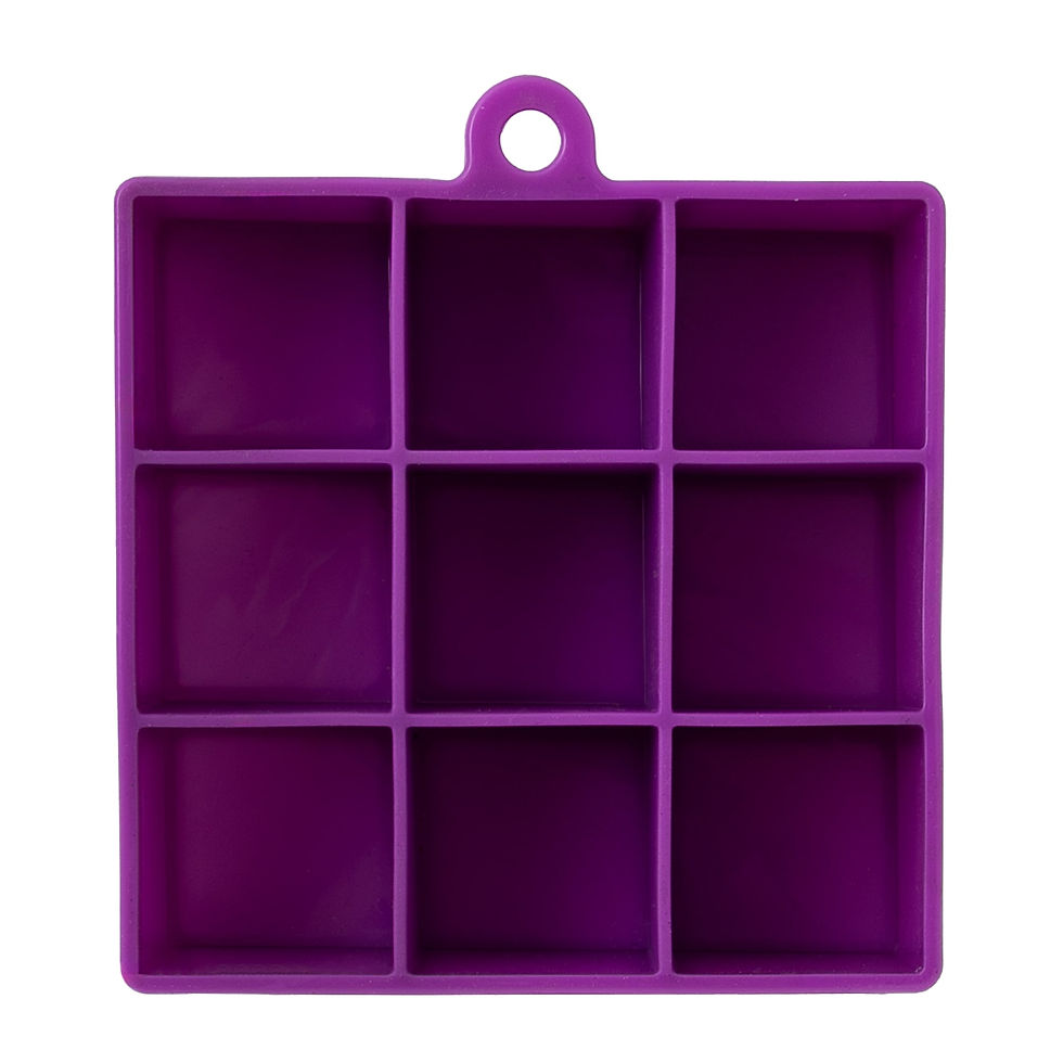 Thumbnail: KOLORAE Silicone Ice Tray 9 Cubes - Assorted