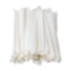 Thumbnail: KOLORAE Individually Paper Wrapped Clear Flex Straws - 75 Count