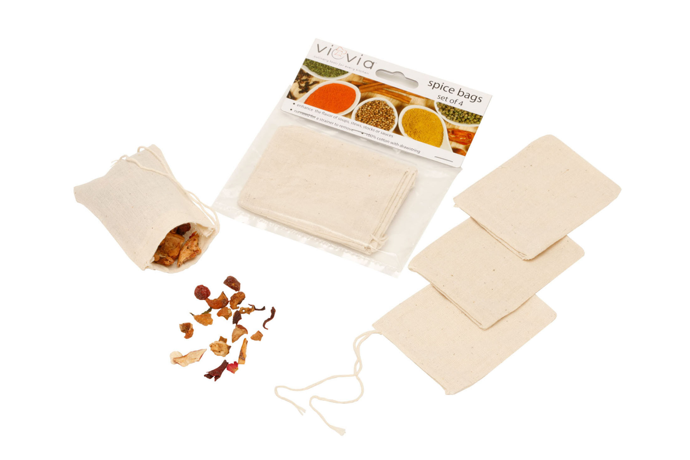 viovia Spice Bags - Set of 4